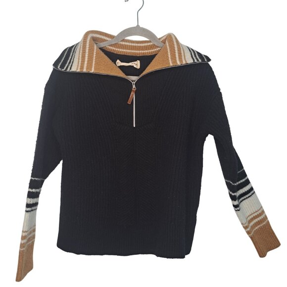 Obermeyer Sweaters - Obermeyer Limber 100% Wool 1/2 Zip Sweater Size Large